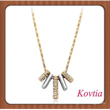Dickes Goldkette stilvolle Halskettenzusätze für Frauen 14k Goldschmucksachegroßverkauf